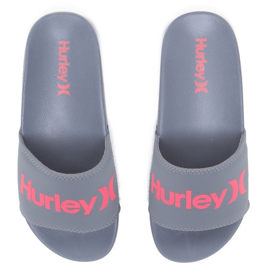 Chinelo Slide Hurley Oneeonly 190 Masculino - Grafite Menor preço em Chinelo Slide Hurley Oneeonly 190 Masculino - Grafite
