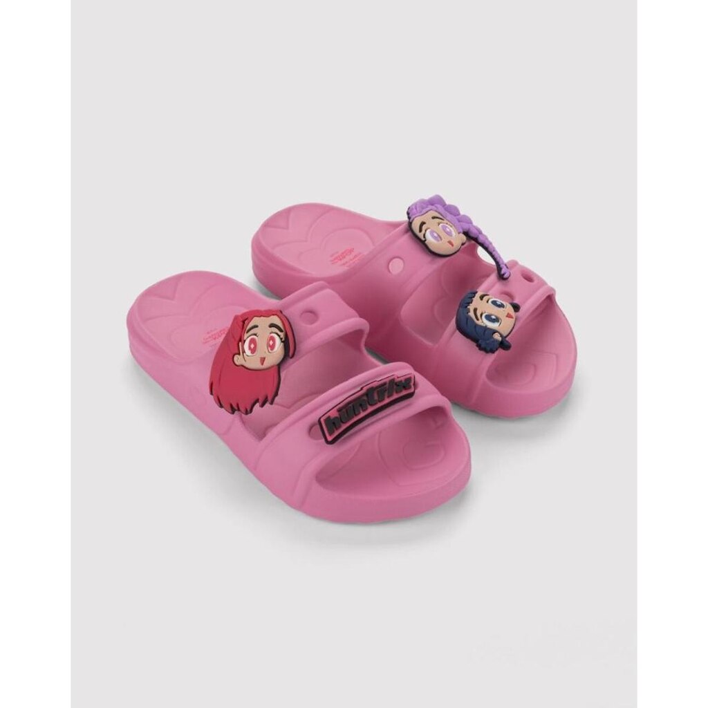 Chinelo Slide Infantil Grendene Kids Guerreiras do K-Pop Detatch
