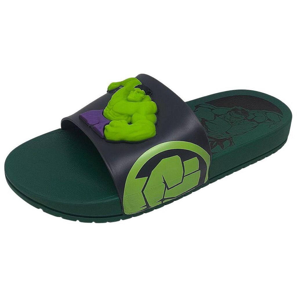 Chinelo Slide Infantil Menino Marvel Avengers Dash Grendene