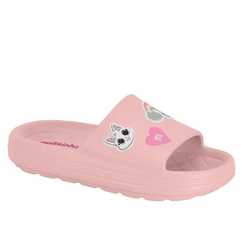 Chinelo Slide Infantil Molekinha Kids Confortável