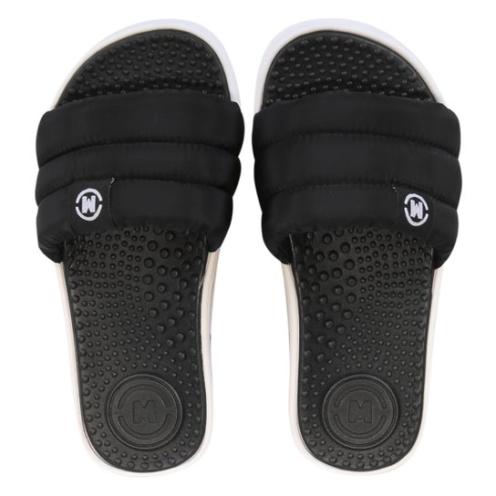 Chinelo Slide Infantil Molekinho Menino - Preto Menor preço em Chinelo Slide Infantil Molekinho Menino - Preto