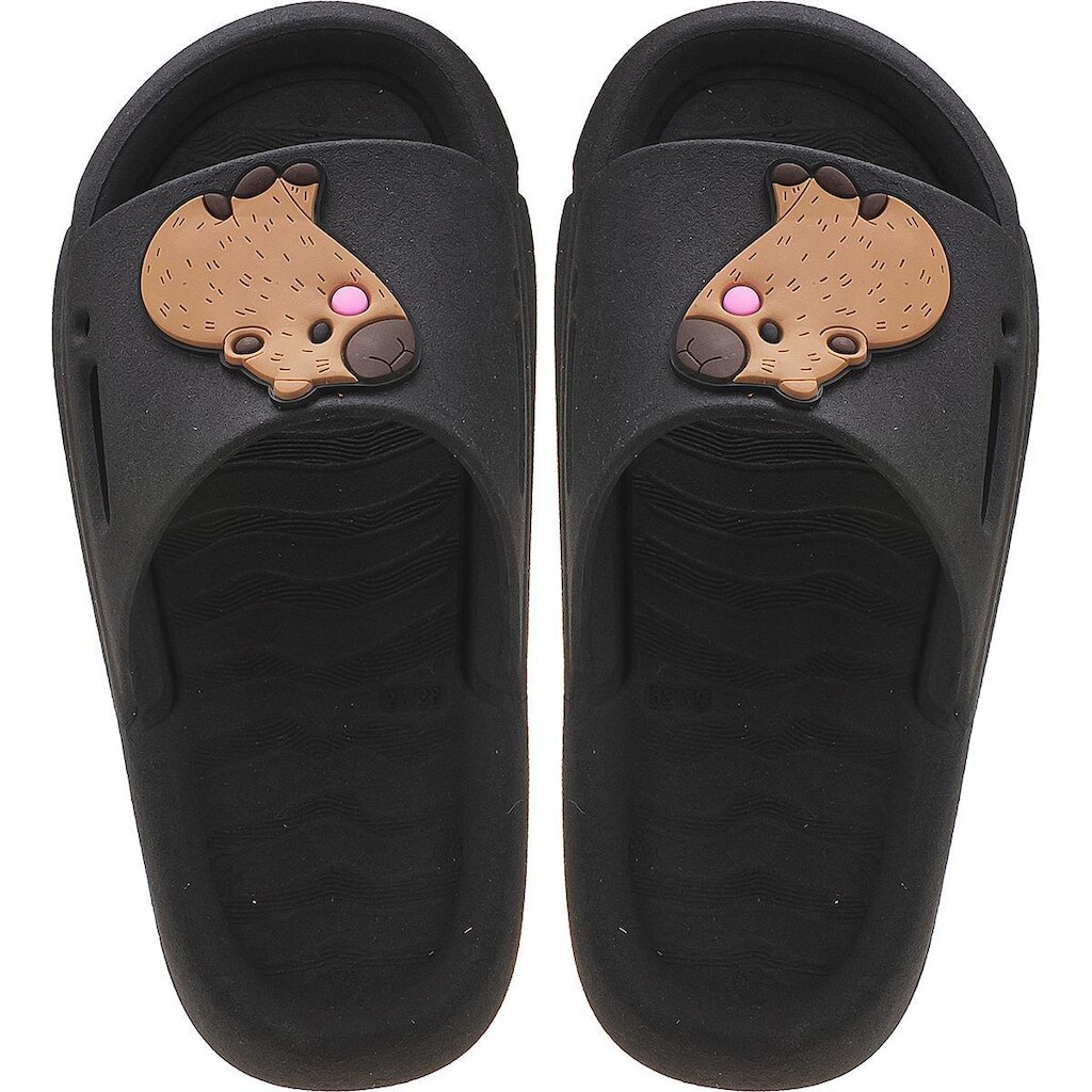 Chinelo Slide Infantil Nuvem Capivara Fofa Kidstep