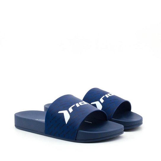 Chinelo Slide Infantil Rider Full - Azul Menor preço em Chinelo Slide Infantil Rider Full - Azul