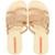 Chinelo Slide Ipanema Diversa Sempre Nova Corda Brilhante Feminina - Bege+Laranja
