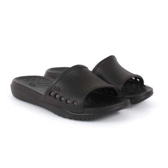 Chinelo Slide Life Masculino EVA Confortável Dia a Dia Verão - Preto Menor preço em Chinelo Slide Life Masculino EVA Confortável Dia a Dia Verão - Preto