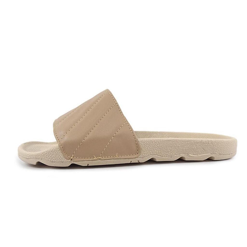 Chinelo Slide Luma Luz Com Costuras No Cabedal - L0310