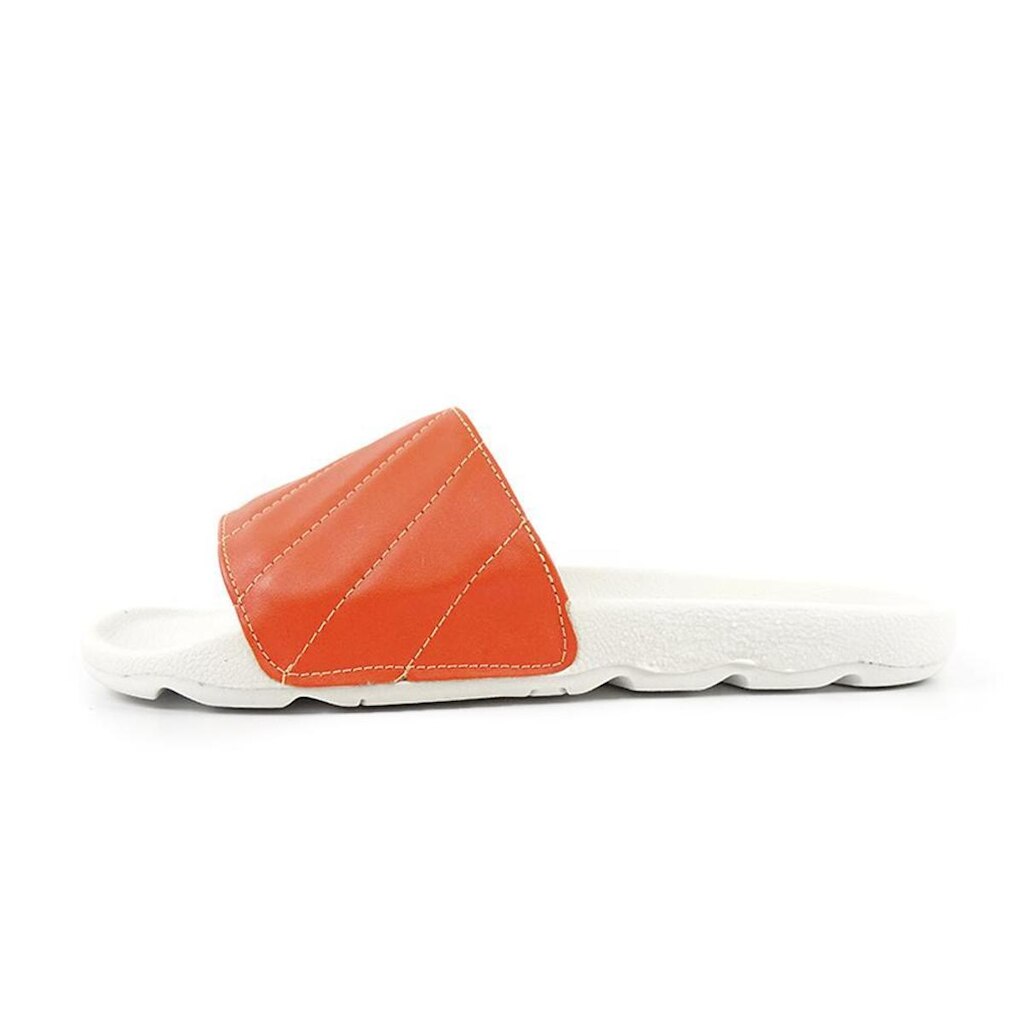 Chinelo Slide Luma Luz Com Costuras No Cabedal - L0310