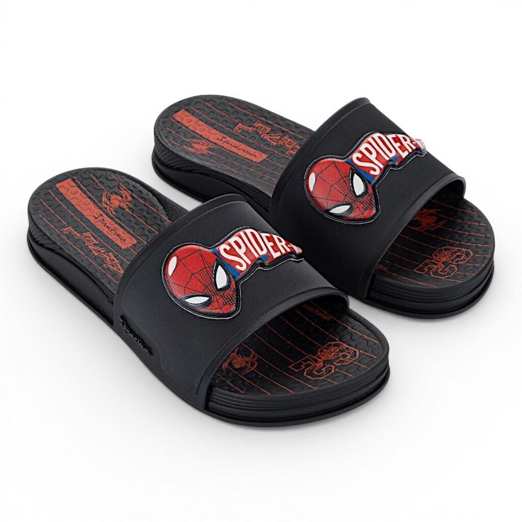 Chinelo Slide Marvel Spider Ipanema Kids Original Conforto