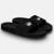 Chinelo Slide Masculino Personalizado Coroa Branco - Preto