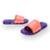 Chinelo Slide Melissa Groovy Feminino  33583 - Lilás+Laranja