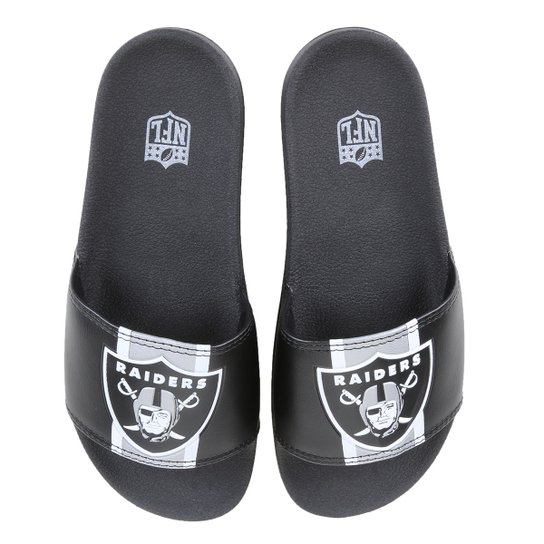 Chinelo Slide Nfl Las Vegas Raiders Masculino Preto Cinza Netshoes Chinelo Slide Nfl Las Vegas Raiders Masculino Preto Cinza Netshoes