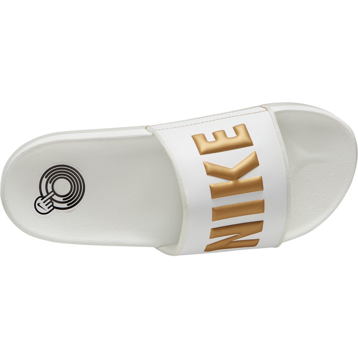 slide nike dourado