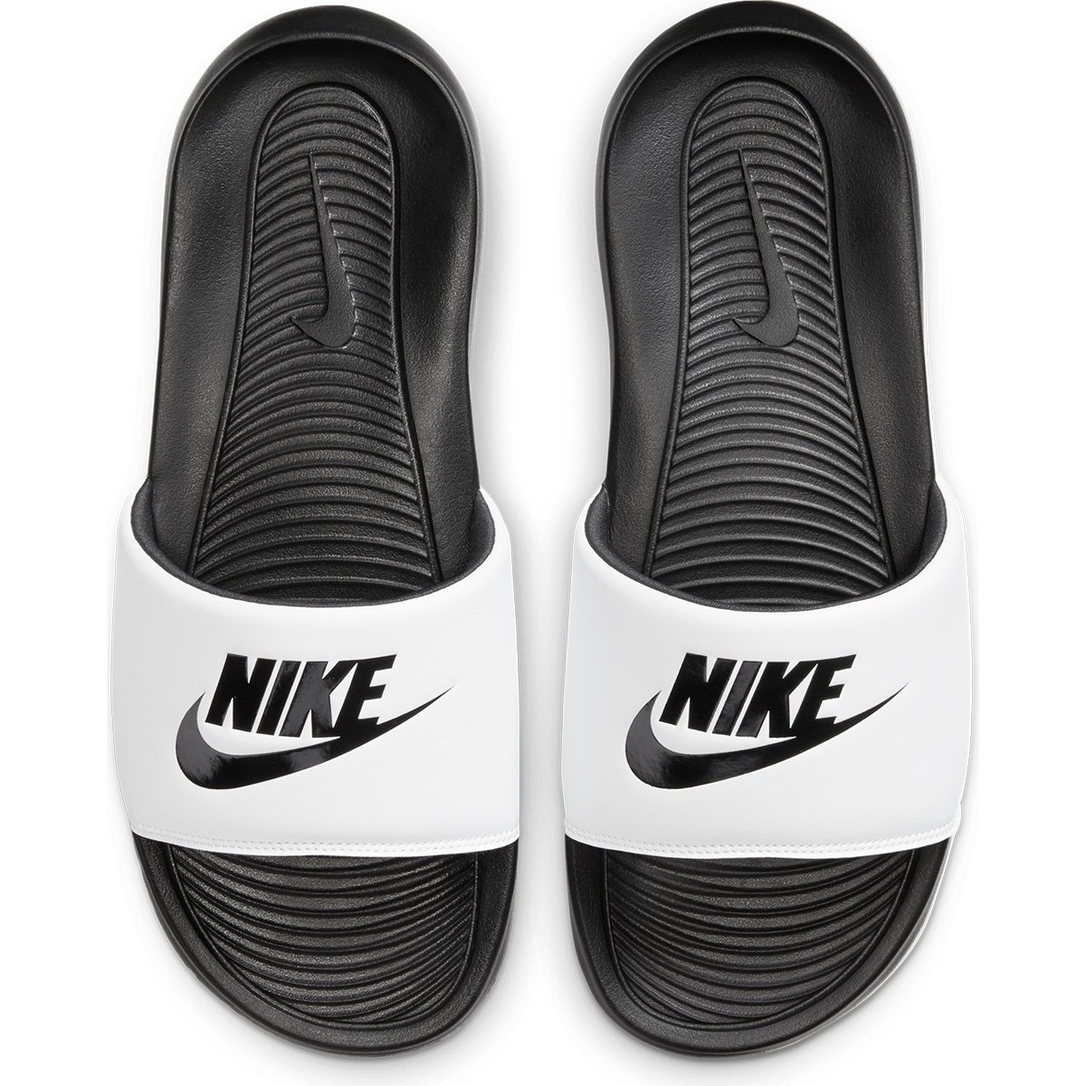 Chinelo Slide Nike Victory Masculino Preto+Branco Netshoes