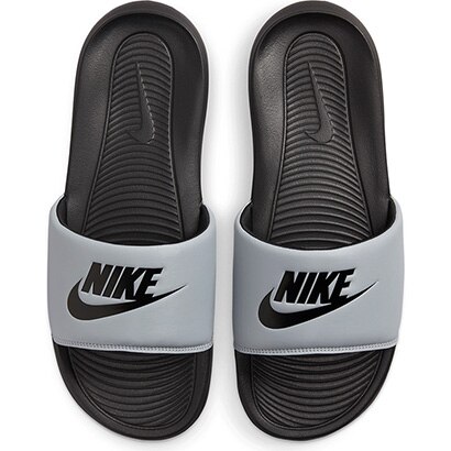 all black nike sliders