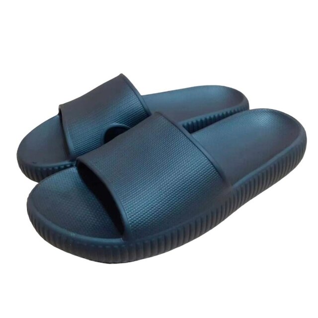 Chinelo Slide Nuvem Ortopédico Macio Preto