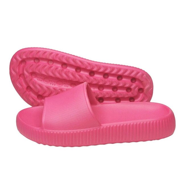 Chinelo Slide Nuvem Ortopédico Macio Rosa Pink