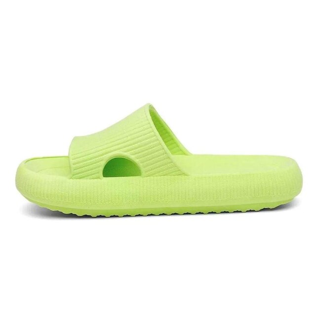Chinelo Slide Nuvem Ortopédico Macio Verde
