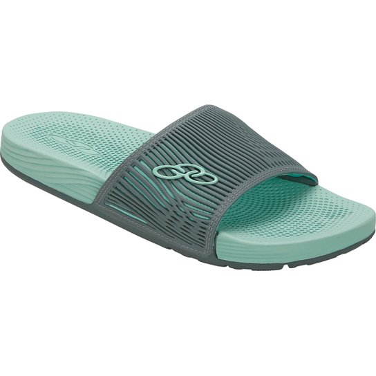 Chinelo Slide Olympikus Cancun - Azul Claro Menor preço em Chinelo Slide Olympikus Cancun - Azul Claro