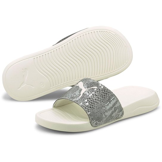 Chinelo Slide Puma Popcat 20 Untamed Feminino - Creme+Preto é ruim? Chinelo Slide Puma Popcat 20 Untamed Feminino - Creme+Preto é boa?