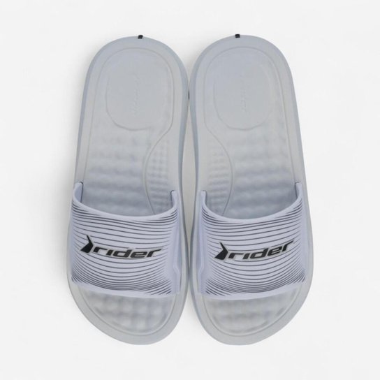 Chinelo Slide Rider Step Masculino Branco