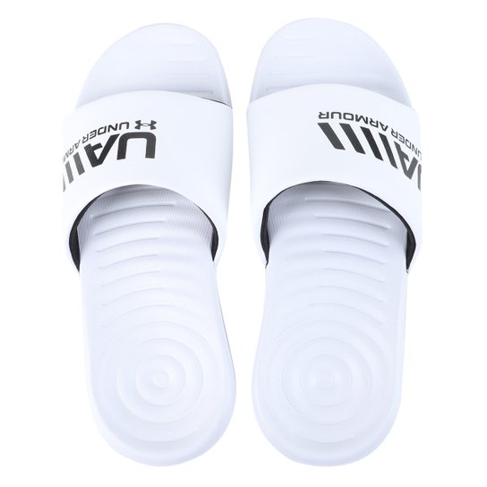 Chinelo Slide Under Armour Ansa Graphic - Branco+Preto é ruim? Chinelo Slide Under Armour Ansa Graphic - Branco+Preto é boa?