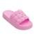 Chinelo Slide Yvate YT24-2307 - Rosa