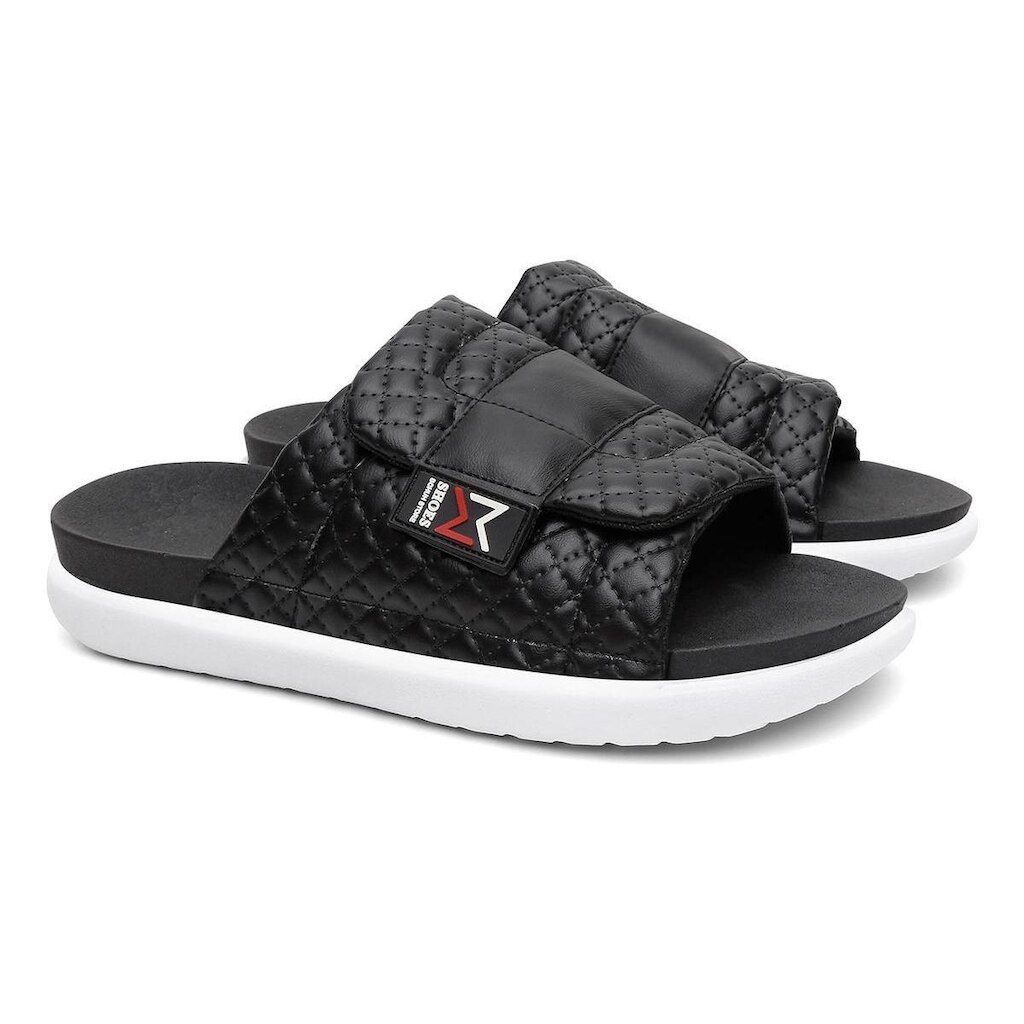 Chinelo Slip On Masculino Leve e Macio Cabedal em Couro Extremamente Confortavél