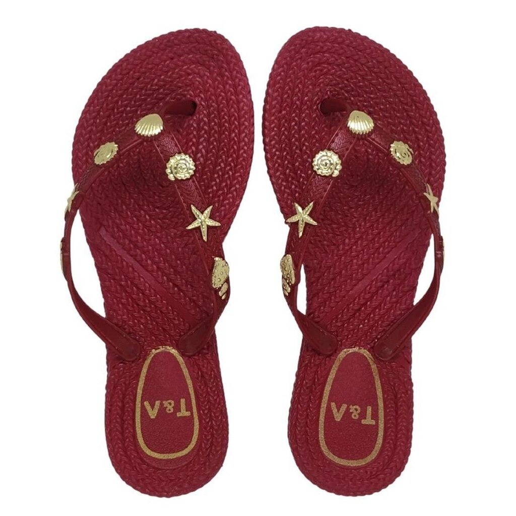 Chinelo Terra e Água Feminino Casual Elegante Caixa Presente