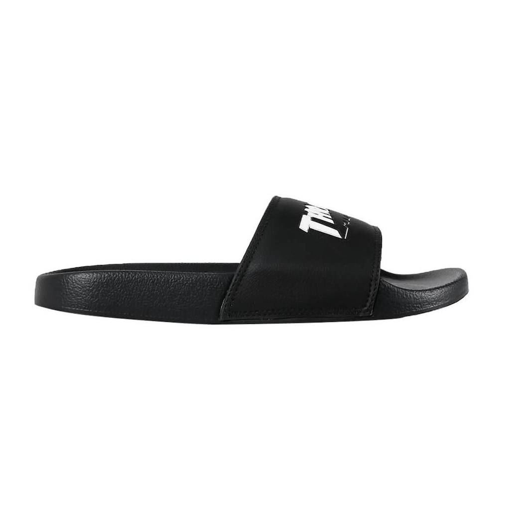 Chinelo Thrasher Slide Mag Logo e Branco