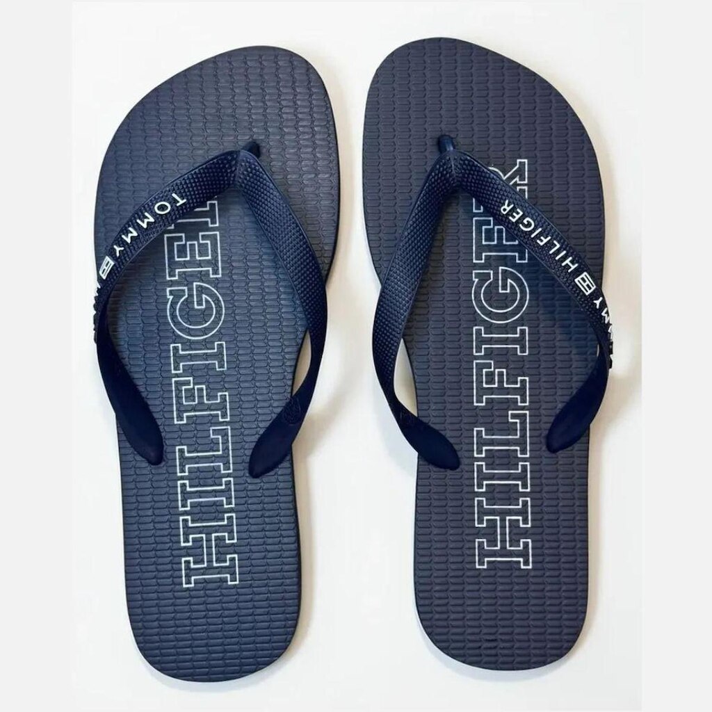 Chinelo Tommy Hilfiger Rubber Masculino Azul Marinho