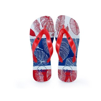 Chinelo Tribo Estampa de Pena Masculino
