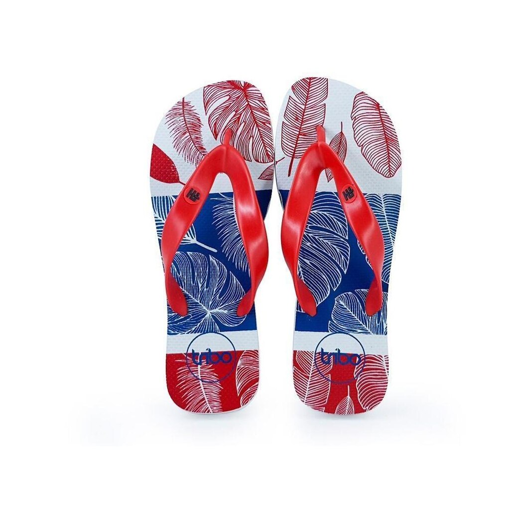 Chinelo Tribo Estampa de Pena Masculino