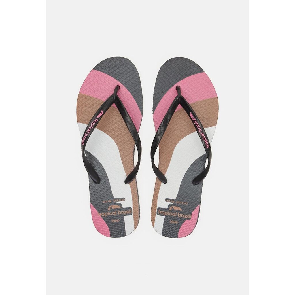Chinelo Tropical Brasil Estampado Slim Feminino