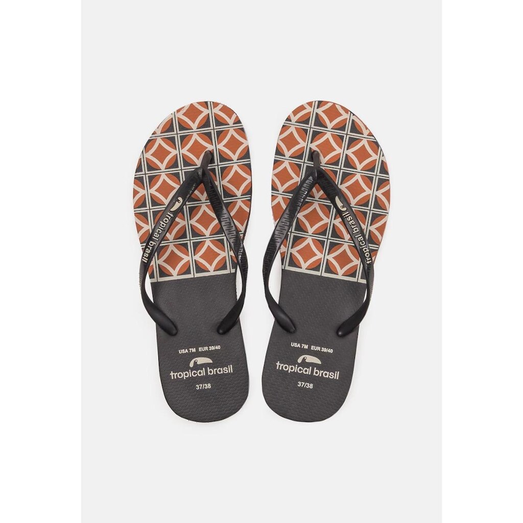 Chinelo Tropical Brasil Estampado Slim Feminino