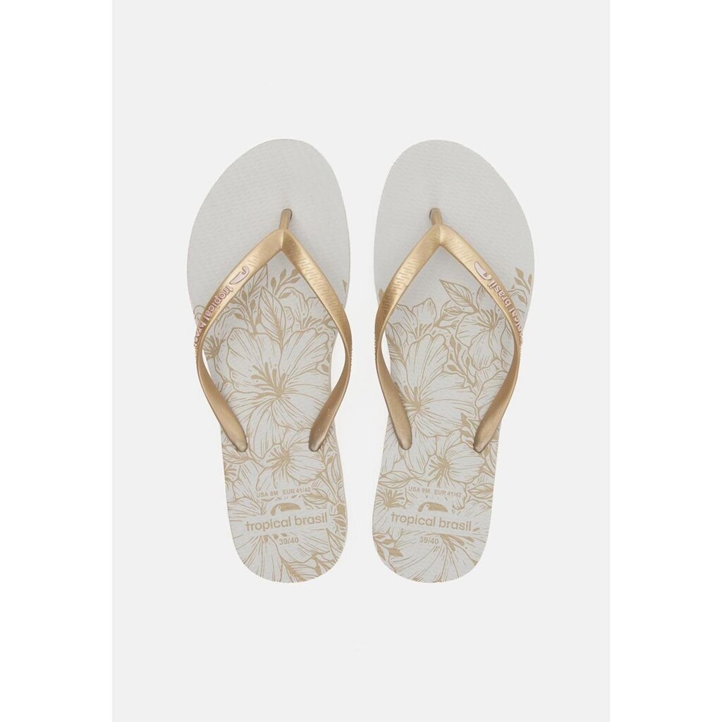 Chinelo Tropical Brasil Estampado Slim Feminino