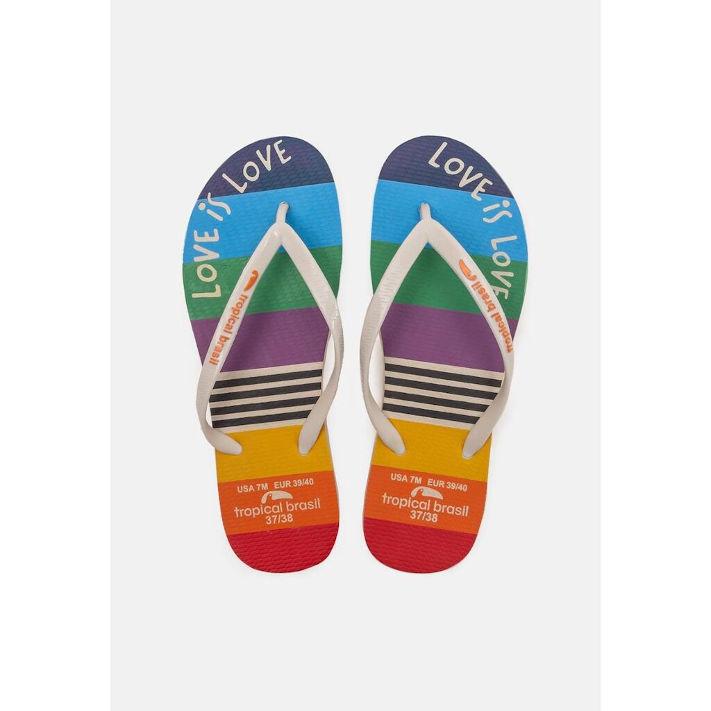 Chinelo Tropical Brasil Estampado Slim Feminino