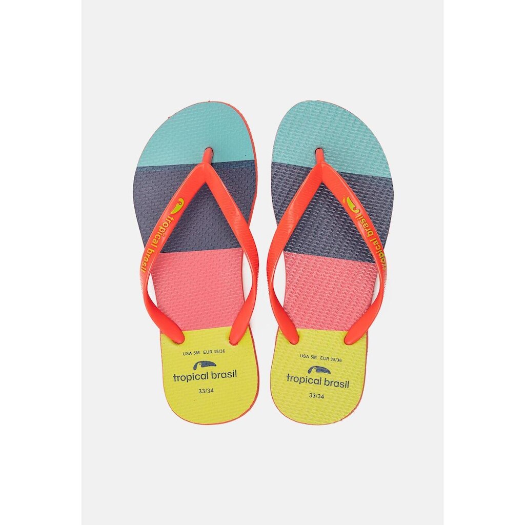 Chinelo Tropical Brasil Estampado Slim Feminino