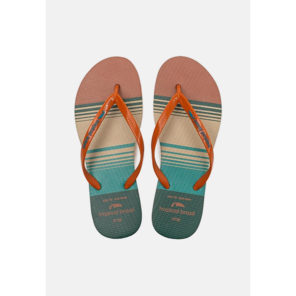 Chinelo Tropical Brasil Estampado Slim Feminino