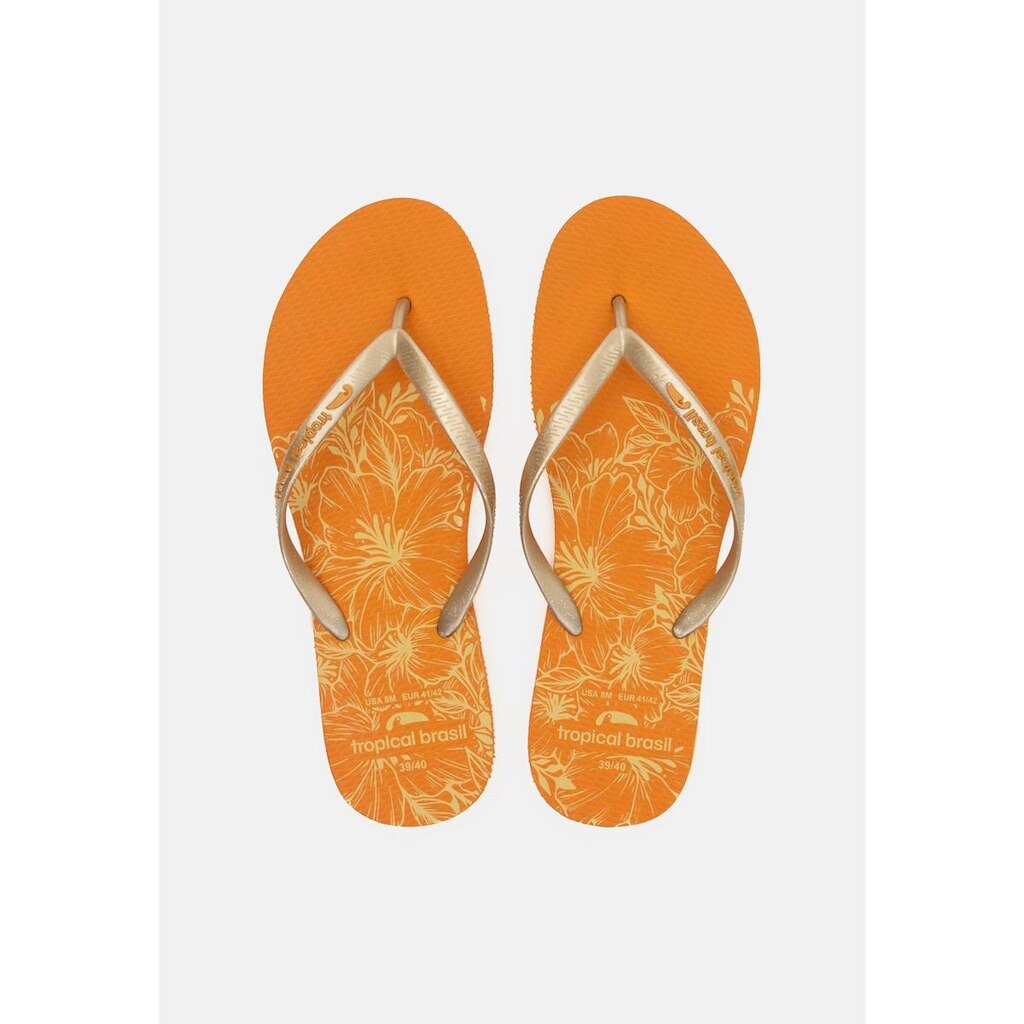 Chinelo Tropical Brasil Estampado Slim Feminino