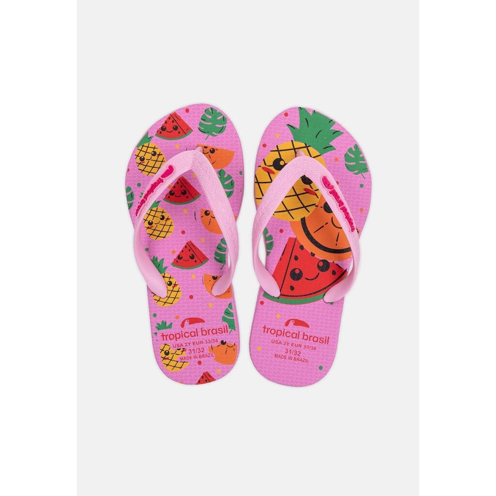 Chinelo Tropical Brasil Infantil Feminino