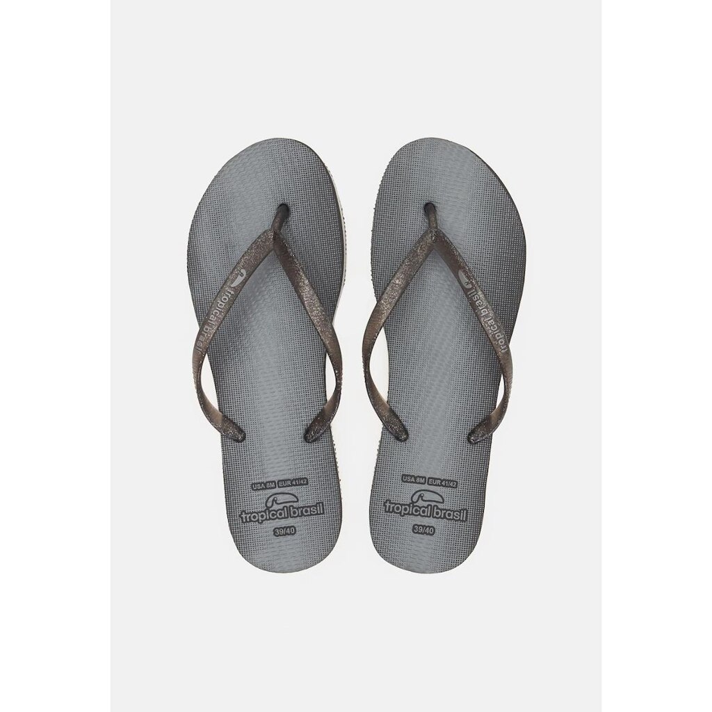 Chinelo Tropical Brasil Tamanco Flatform Perolado Feminino