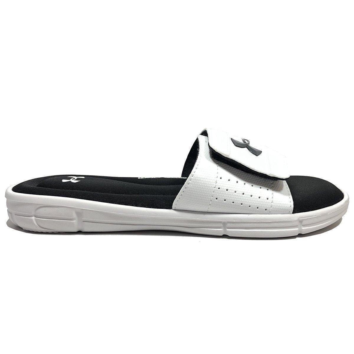 Chinelo Under Armour Ignite V Masculina Branco Netshoes