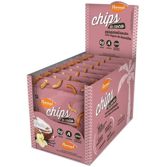 Chips Caramelizado Flormel Display 160g 14 Unidades -