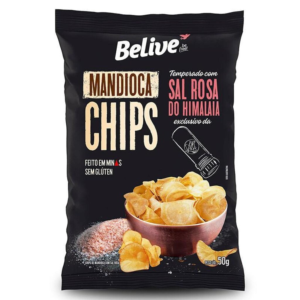 Chips Mandioca do Himalaia Belive 50g
