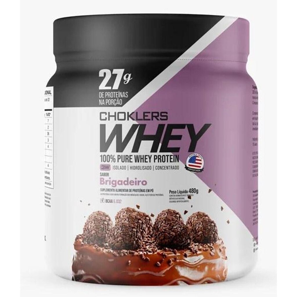 Choklers Whey Brigadeiro 480g