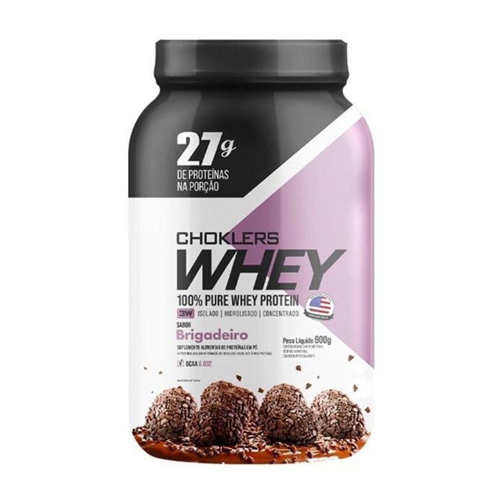 Choklers Whey Brigadeiro Pote 900g