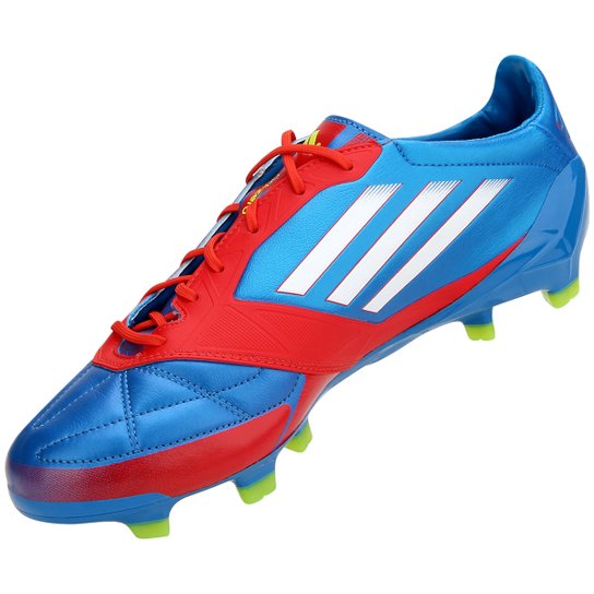 Chuteira Adidas F50 Adizero Trx Fg Azul Vermelho Netshoes Chuteira Adidas F50 Adizero Trx Fg Azul Vermelho Netshoes