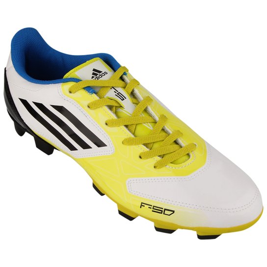 Chuteira Adidas F50 Trx Fg Branco Amarelo Netshoes Chuteira Adidas F50 Trx Fg Branco Amarelo Netshoes