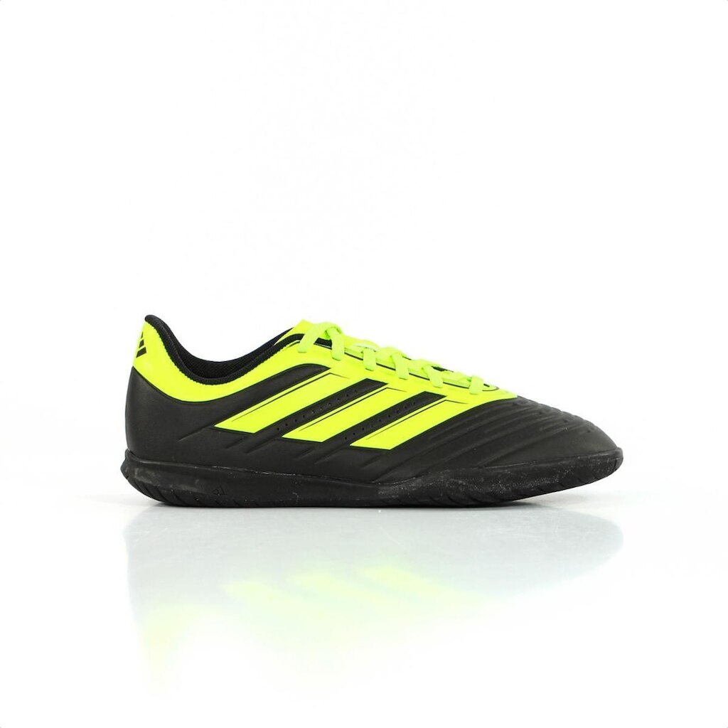 Chuteira Adidas Futsal Rabisco II Preto e Verde Limão - Juvenil