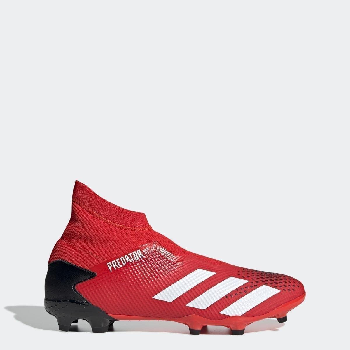 Chuteira Adidas Predator 20.3 Campo - Vermelho | Netshoes